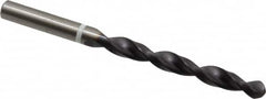 Accupro - Letter Q 118° Cobalt Jobber Drill - TiAlN Finish, Right Hand Cut, Parabolic Flute, Straight Shank, 117mm OAL, DX Point - Americas Industrial Supply