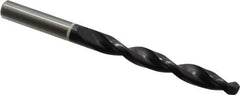 Accupro - 25/64" 118° Cobalt Jobber Drill - TiAlN Finish, Right Hand Cut, Parabolic Flute, Straight Shank, 133mm OAL, DX Point - Americas Industrial Supply