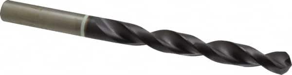Accupro - 11mm 118° Cobalt Jobber Drill - TiAlN Finish, Right Hand Cut, Parabolic Flute, Straight Shank, 142mm OAL, DX Point - Americas Industrial Supply