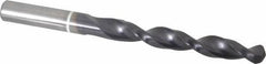 Accupro - 7/16" 118° Cobalt Jobber Drill - TiAlN Finish, Right Hand Cut, Parabolic Flute, Straight Shank, 142mm OAL, DX Point - Americas Industrial Supply
