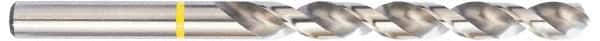 Accupro - #12 130° Vanadium High Speed Steel Jobber Drill - Bright Finish, Right Hand Cut, Spiral Flute, Straight Shank, 86mm OAL, Split Point - Americas Industrial Supply