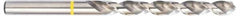 Accupro - 6mm 130° Vanadium High Speed Steel Jobber Drill - Bright Finish, Right Hand Cut, Spiral Flute, Straight Shank, 93mm OAL, Split Point - Americas Industrial Supply