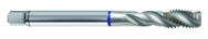 M10x1.0 6H 3-Flute PM Cobalt Blue Ring Semi-Bottoming 40 degree Spiral Flute Tap-Bright - Americas Industrial Supply