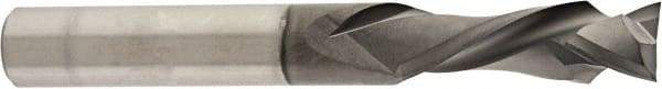 Niagara Cutter - 1/2" Cutting Diam x 1-1/4" Length of Cut, 5 Flute, Compression Spiral Router Bit - Diamond Coated, Right Hand Cut, Solid Carbide, 3" OAL x 1/2" Shank Diam, Chipbreaker, 30° Helix Angle - Americas Industrial Supply