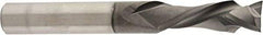 Niagara Cutter - 1/2" Cutting Diam x 1-1/4" Length of Cut, 5 Flute, Compression Spiral Router Bit - Diamond Coated, Right Hand Cut, Solid Carbide, 3" OAL x 1/2" Shank Diam, Chipbreaker, 30° Helix Angle - Americas Industrial Supply