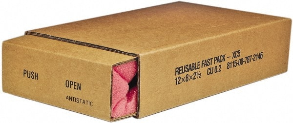 Ability One - Boxes & Crush-Proof Mailers; Type: Folded Shipping Box ; Width (Inch): 10 ; Length (Inch): 10 ; Height (Inch): 3 - Exact Industrial Supply