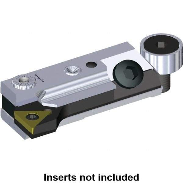 Kennametal - Series T-Style, Right Hand Cut, Boring Cartridge - 20.15mm Back of Bar to Cutting Edge, TCMT110204 Insert, 45.5mm OAL, 90° Lead Angle - Americas Industrial Supply