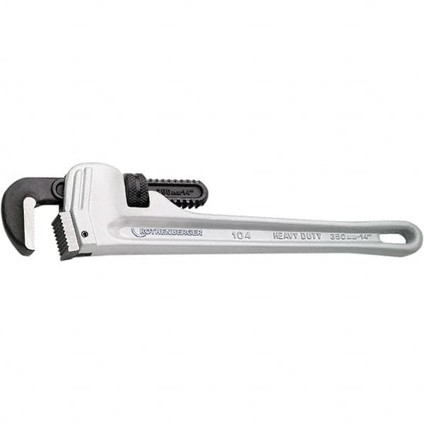 Rothenberger - Pipe Wrenches Type: Cast Aluminum Pipe Wrench Maximum Pipe Capacity (Inch): 3 - Americas Industrial Supply