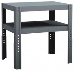 Value Collection - 24 Wide x 18" Deep x 18 to 24" High, Steel Work Table - Comfort Edge, Adjustable Height Legs - Americas Industrial Supply