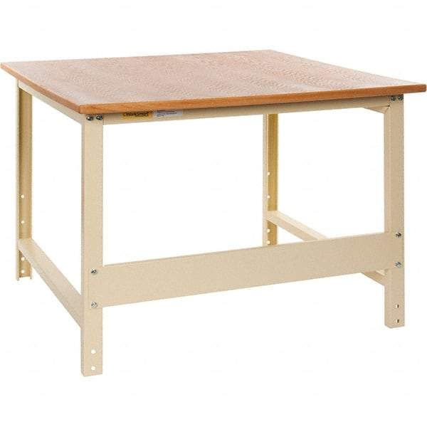 Value Collection - 60 Wide x 48" Deep x 33" High, Hardboard Workbench - Comfort Edge - Americas Industrial Supply