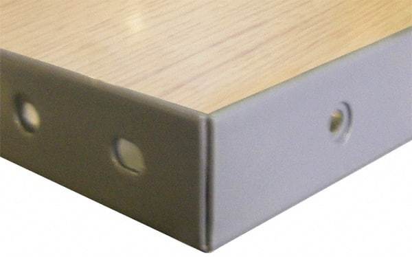 Value Collection - Hardboard on Steel Straight Edge Workbench & Workstation Top - 36" Deep, 1-5/8" High, Use with Workbenches - Americas Industrial Supply