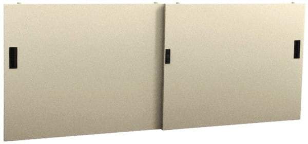 Value Collection - Steel Workbench & Workstation Sliding Door Kit - 28-7/8" High, Use with 72" Cabinet Bench - Americas Industrial Supply
