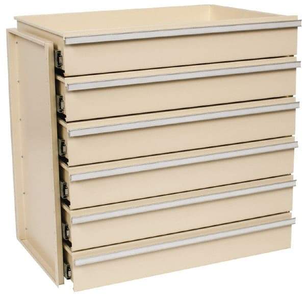 Value Collection - Steel Workbench & Workstation Drawer Kit - 27-1/4" Deep, 27-1/4" High, Use with 60" Cabinet Bench - Americas Industrial Supply