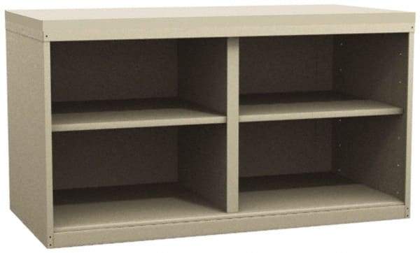 Value Collection - Cabinet Bench - Steel Top, Tan, 60" Wide x 34" High - Americas Industrial Supply