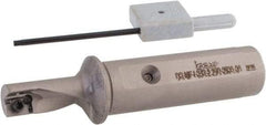 Iscar - 0.71" Max Drill Depth, 2.25xD, 8mm Diam, Indexable Insert Drill - 1/2" Shank Diam, Straight Shank - Americas Industrial Supply