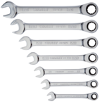 STANLEY® 7 Piece Ratcheting Combination Wrench Set – 12 Point - Americas Industrial Supply