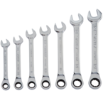 STANLEY® 7 Piece Metric Ratcheting Combination Wrench Set – 12 Point - Americas Industrial Supply