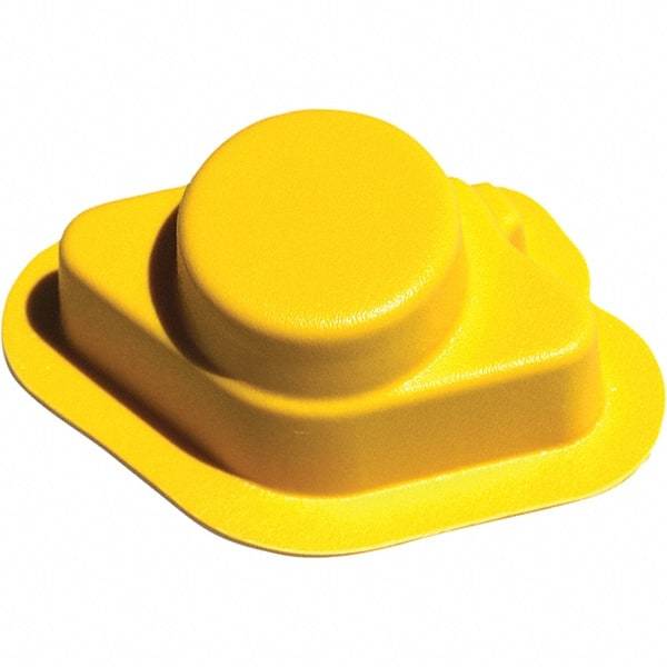 Made in USA - Flame Retardent ABS Housing Plastic Bearing Flange Mount - 2-9/16" Wide x 2-3/4" Outside Diam - Americas Industrial Supply