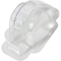 Made in USA - Plastic Housing Plastic Bearing Flange Mount - 2-3/4" Wide x 2-15/16" Outside Diam - Americas Industrial Supply