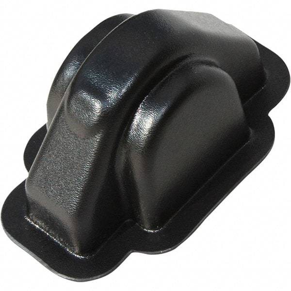 Made in USA - Flame Retardent ABS Housing Plastic Bearing Flange Mount - 3-1/8" Wide x 3-5/16" Outside Diam - Americas Industrial Supply