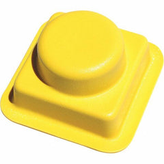 Made in USA - Flame Retardent ABS Housing Plastic Bearing Flange Mount - 3-1/4" Wide x 3-7/16" Outside Diam - Americas Industrial Supply