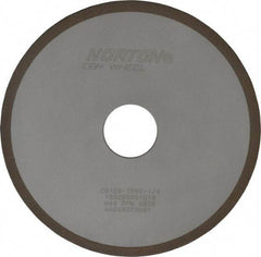 Norton - 6" Diam x 1-1/4" Hole x 1/8" Thick, 120 Grit Surface Grinding Wheel - CBN, Type 1A1, Fine Grade, Resinoid Bond - Americas Industrial Supply