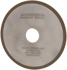 Norton - 6" Diam x 1-1/4" Hole x 1/8" Thick, 150 Grit Surface Grinding Wheel - Diamond, Type 1A1, Very Fine Grade, Resinoid Bond - Americas Industrial Supply
