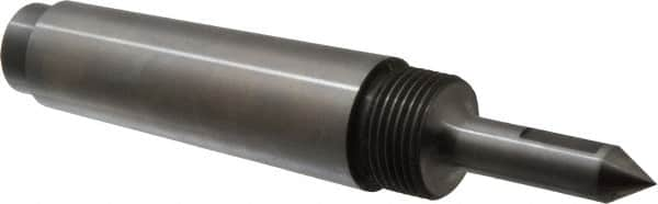 Riten - 1/2" Head Diam, Steel Long Point Solid Dead Center - 4MT Morse Taper, 1/2" Point Diam, 2" Point Length, 2-5/8" OAL - Americas Industrial Supply