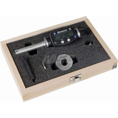 Electronic Bore Gages; Maximum Measurement: 0.63; Minimum Measurement (Decimal Inch): 1; Accuracy: 0.00015″; Pistol Grip: No; Gage Depth (Inch): 2.440″; Material: Tungsten Carbide; Batteries Included: Yes; Number Of Batteries: 1; Battery Size: 3V; Battery