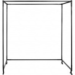 Steiner - 6' High x 8' Wide, Black Welding Screen Frame - Use with Protect-O-Screen HD Welding Booth - Americas Industrial Supply