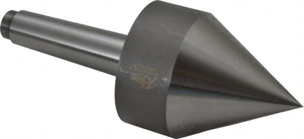 Riten - MT4 Taper Shank, Live Center - 3-1/2" Point Diam, 4-15/16" Point Len, 1,500 Lb Max Workpc, Pipe Nose Point - Americas Industrial Supply