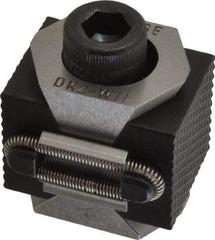 Mitee-Bite - 20,000 Lb Holding Force Double Vise Wedge Clamp - 1.65" Wide x 1.18" Deep x 1.18" High Base, 48 to 52 HRC, 1.65 to 1.93" Jaw Spread, 110 Lb/Ft Torque, 1/2-13 Screw Thread - Americas Industrial Supply