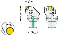 C3-CRSNR-22040-09ID Capto® and SL Turning Holder - Americas Industrial Supply