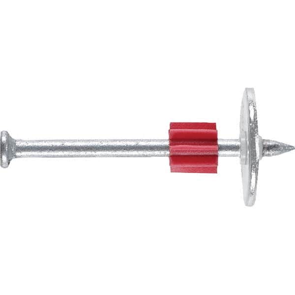 DeWALT Anchors & Fasteners - Powder Actuated Pins & Threaded Studs Type: Drive Pin w/ Washer Shank Length (Inch): 7/8 - Americas Industrial Supply