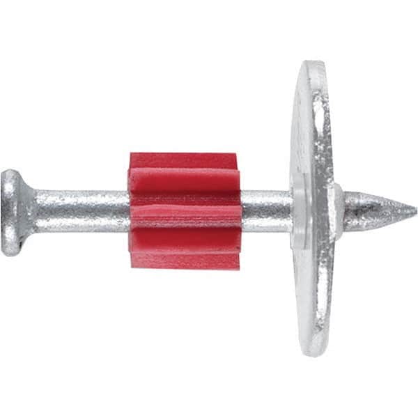 DeWALT Anchors & Fasteners - Powder Actuated Pins & Threaded Studs Type: Drive Pin w/ Washer Shank Length (Inch): 1-1/4 - Americas Industrial Supply