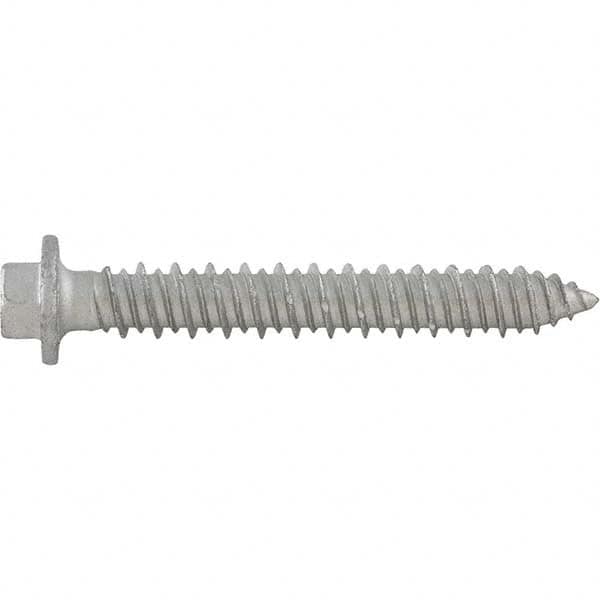 DeWALT Anchors & Fasteners - 5/16" Diam, 2-1/4 Length Under Head, Hex Drive Concrete Screw & Masonry Fastener - Americas Industrial Supply