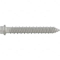 DeWALT Anchors & Fasteners - 5/16" Diam, 2-3/4 Length Under Head, Hex Drive Concrete Screw & Masonry Fastener - Americas Industrial Supply