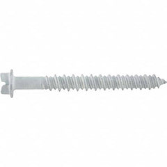 DeWALT Anchors & Fasteners - 1/4" Diam, 1-1/4 Length Under Head, Hex Drive Concrete Screw & Masonry Fastener - Americas Industrial Supply
