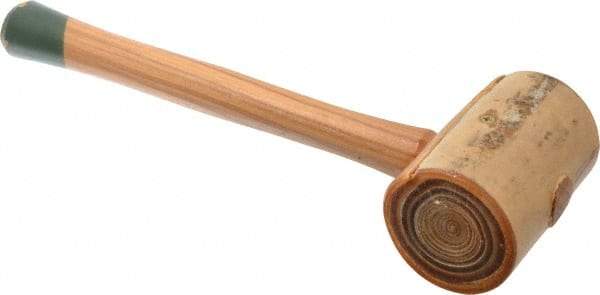 Garland - 2-1/2 Lb Head Weighted Rawhide Mallet - 14" Long Wood Handle - Americas Industrial Supply