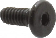 Value Collection - #0-80 UNF Hex Socket Drive, Flat Screw - Alloy Steel, Black Oxide Finish, Fully Threaded, 3/16" OAL - Americas Industrial Supply