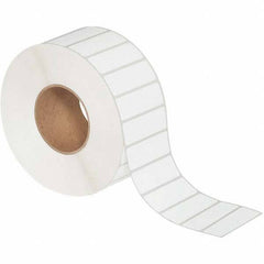 Value Collection - Pack of 6 Rolls, 5,000 Labels per Roll, 3" x 1" White Matte Coated Facestock Thermal Labels - Americas Industrial Supply