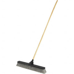 Rubbermaid - 24" Fine Particle Polyethylene Push Broom - Americas Industrial Supply