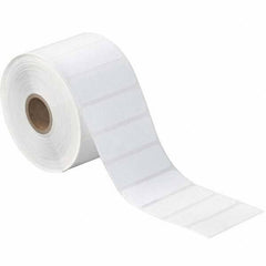 Value Collection - Pack of 12 Rolls, 1,780 Labels per Roll, 2-1/4" x 3/4" White Paper Thermal Labels - Americas Industrial Supply