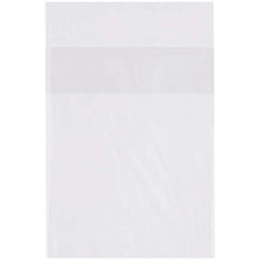 Value Collection - Pack of (2000), 7 x 7" 1 mil Flap Lock Poly Bags - Americas Industrial Supply