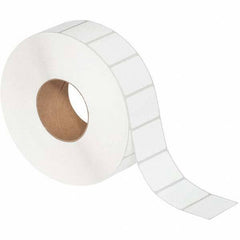 Value Collection - Pack of 4 Rolls, 4,308 Labels per Roll, 2-1/4" x 1-1/2" White Matte Coated Facestock Thermal Labels - Americas Industrial Supply