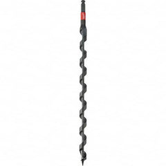 Milwaukee Tool - Auger & Utility Drill Bits Auger Bit Size (Inch): 1-1/8 Shank Diameter (Inch): 7/16 - Americas Industrial Supply