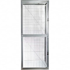Folding Guard - Locker Accessories Type: Back Panel For Use With: Stor-More Framed Welded Wire Bulk Storage Lockers - Americas Industrial Supply