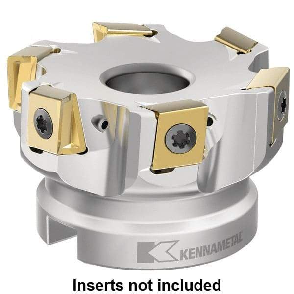 Kennametal - Indexable Square-Shoulder Face Mills Cutting Diameter (Inch): 2-1/2 Cutting Diameter (Decimal Inch): 2.5000 - Americas Industrial Supply
