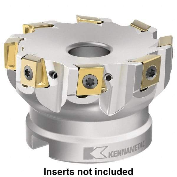 Kennametal - Indexable Square-Shoulder Face Mills Cutting Diameter (mm): 100.00 Cutting Diameter (Decimal Inch): 3.9370 - Americas Industrial Supply