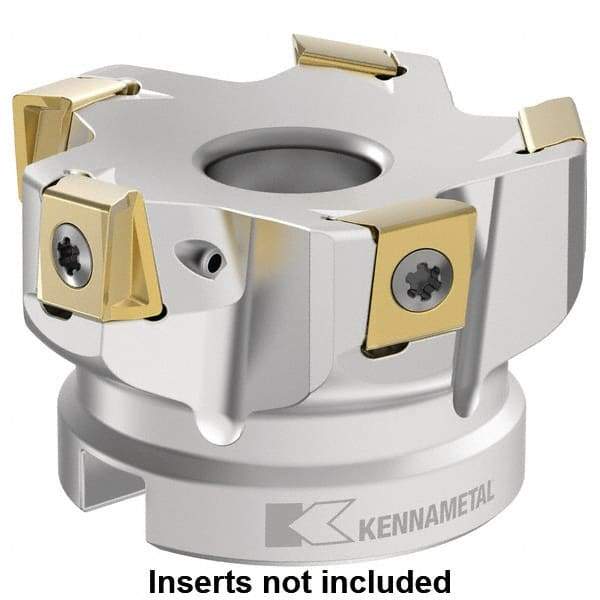 Kennametal - Indexable Square-Shoulder Face Mills Cutting Diameter (Inch): 2-1/2 Cutting Diameter (Decimal Inch): 2.5000 - Americas Industrial Supply